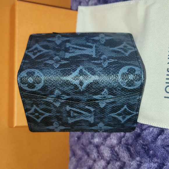 Louis Vuitton Pastel Black Pocket Organizer By Virgil Abloh Giant Monogram Limit - Picture 9 of 15